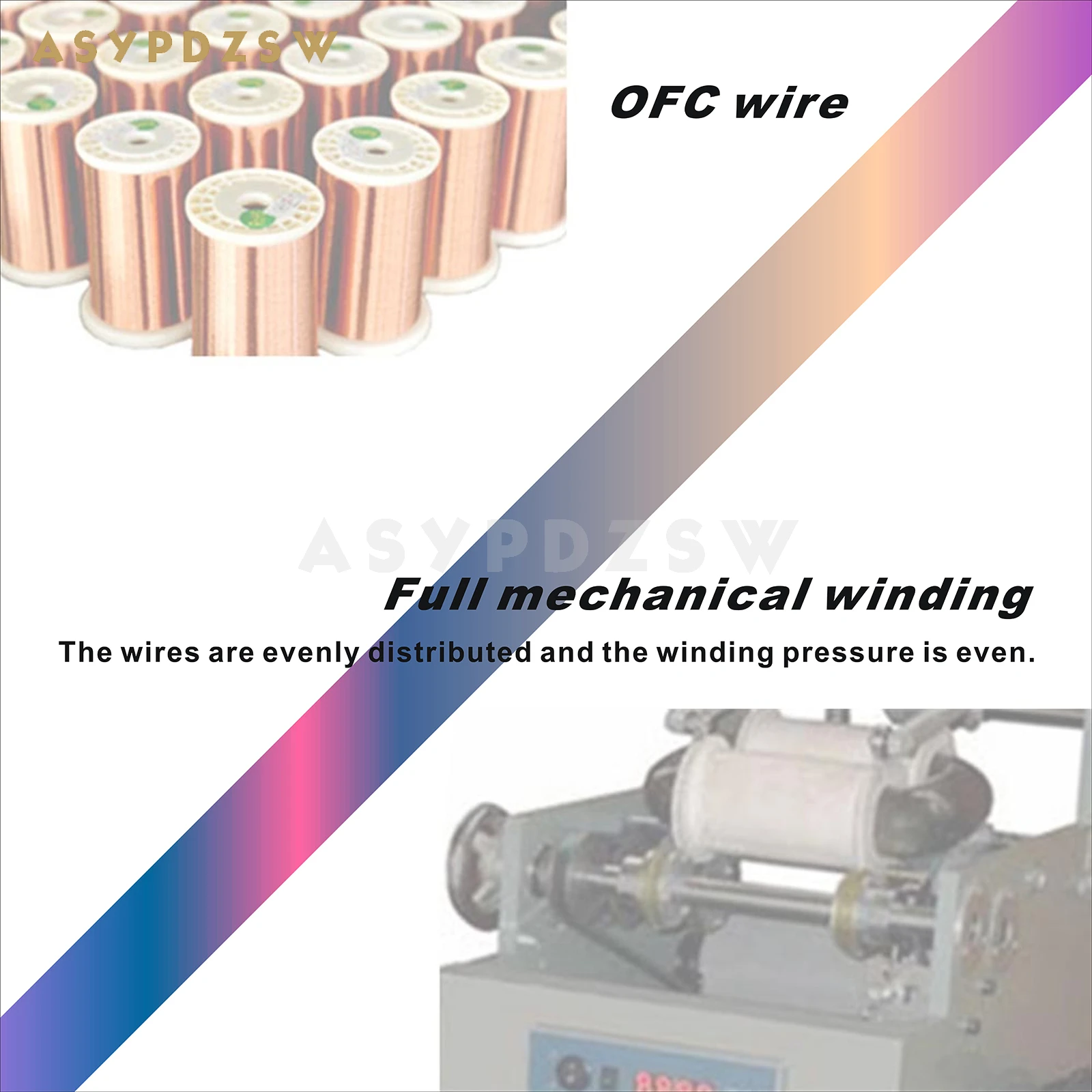 ASYPDZSW R-260 300VA R-Core Transformer With copper foil shield 300W Type-R SEC 32V-0-32V+12V/36V-0-36V+12V Optional