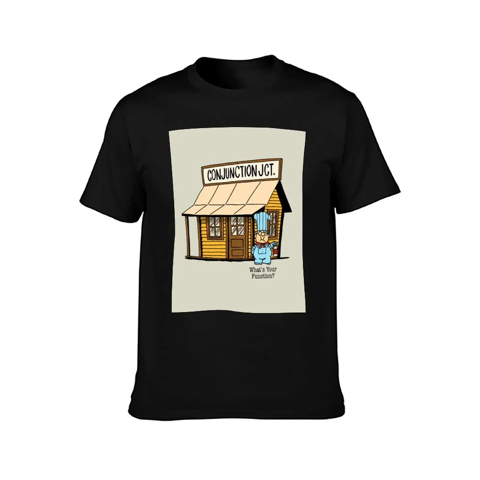Conjunction Junction T-Shirt Basic Plain Short Sleeve Crew Neck Tee