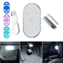USB Magnet Car Touch Light LED Ambient Lamp Wireless Car Interior Reading Light Decoration for Car Roof Trunk Ceiling Lamp