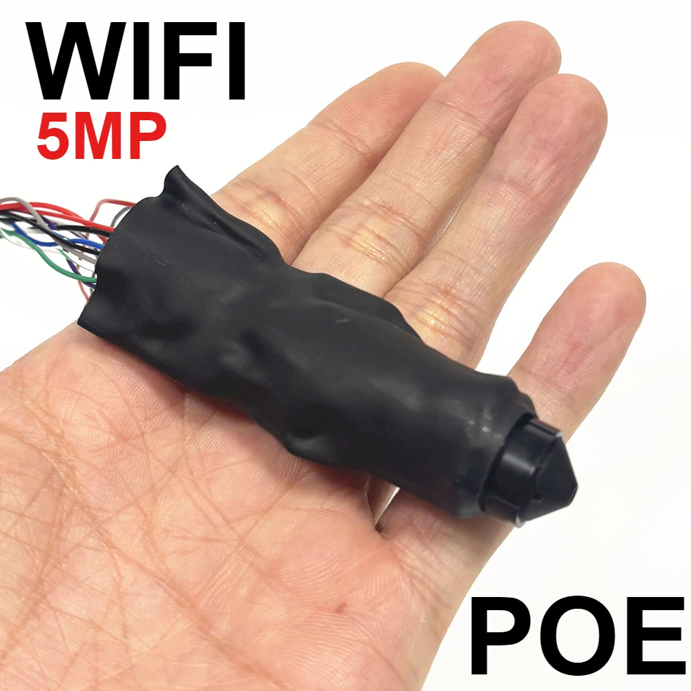 Модуль мини-камеры Wi-Fi P2P, 5 МП, обнаружение движения, маленькая камера-рекордер «сделай сам», POE, поддержка SD-карты 512 ГБ, Hisilicon HI3516C, приложение для видеонаблюдения