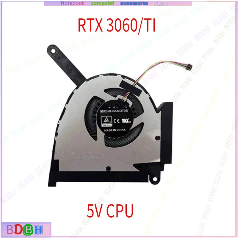 Nouveau ventilateur de refroidissement pour ordinateur portable Asus TUF Dash F15 FX517ZM FX517ZR FX517ZC RTX3050 RTX3060 RTX3070 TI, CPU et GPU, DC12V 5V