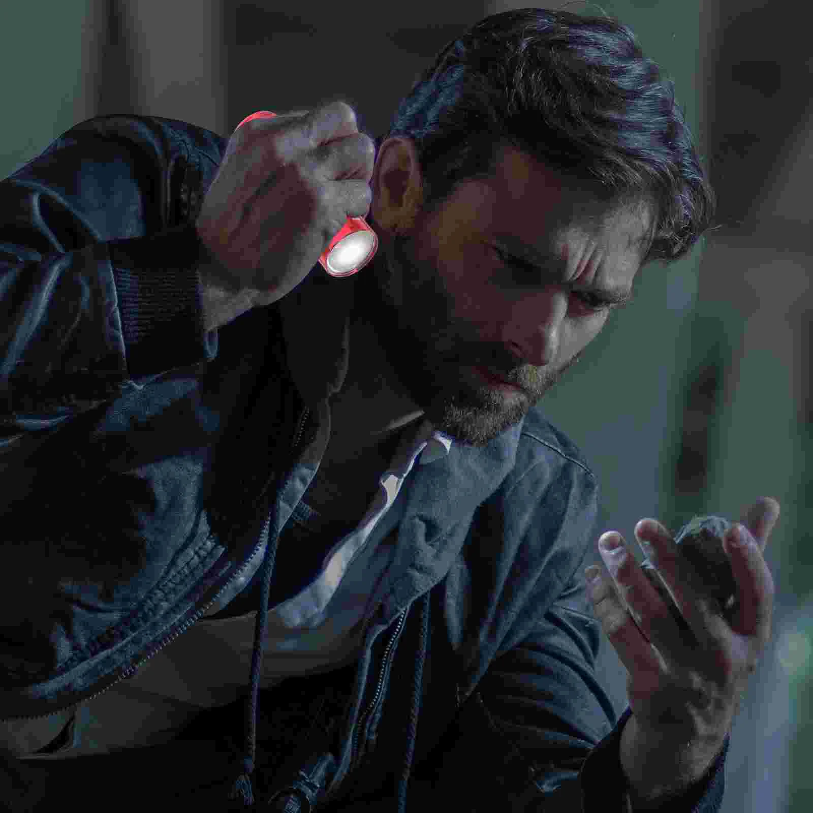 Verborgen Container Zaklamp Geld Opbergdoos Sieraden En Containers Geheim Led Rood