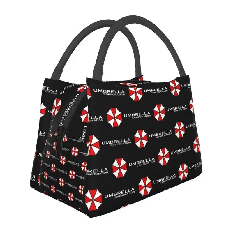 Umbrella Corporation Thermal Lunch Bag Portable Insulated Cooler Bento Bag for Picnic Work Travel Reusable Packed Lunch Box