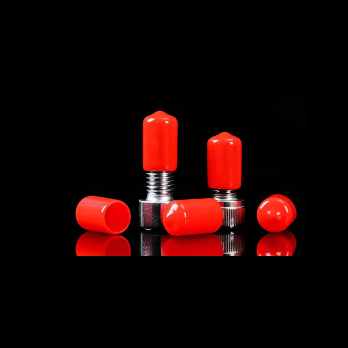 Pvc Soft Sheath Silicone Cap Rubber End Caps Cover Black Sleeve Seals Cable Wire 3mm 4mm 5mm 6mm 8mm 10mm 12MM Plastic Thread