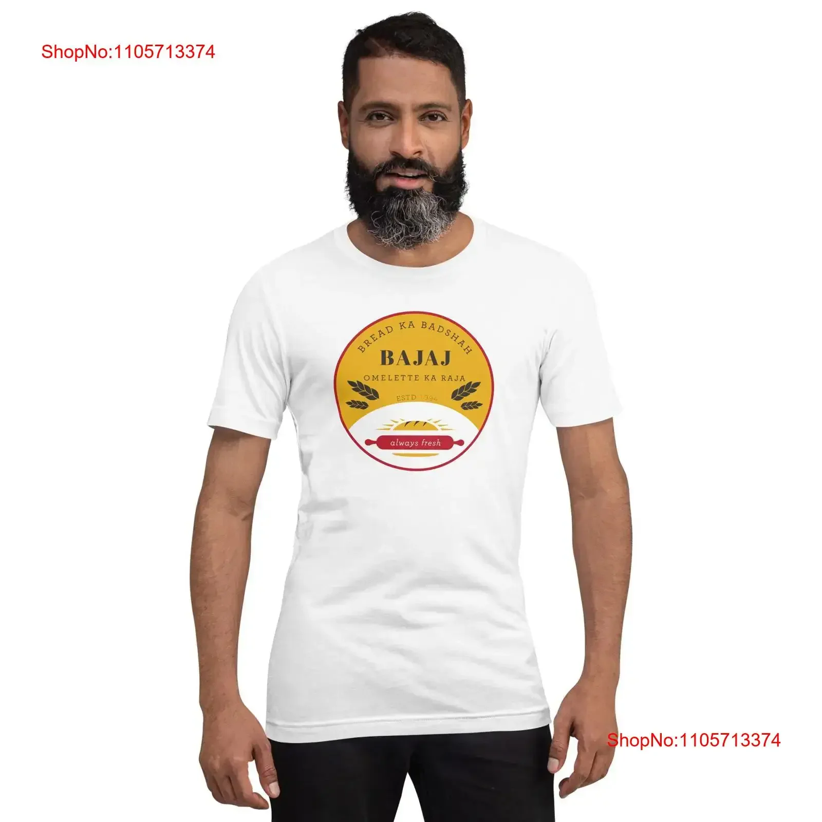 Bajaj Bakery Andaz Apna 25 years T Shirt vintage Washed fashion streetwear homme Stylish Slightly Versatile Breathable
