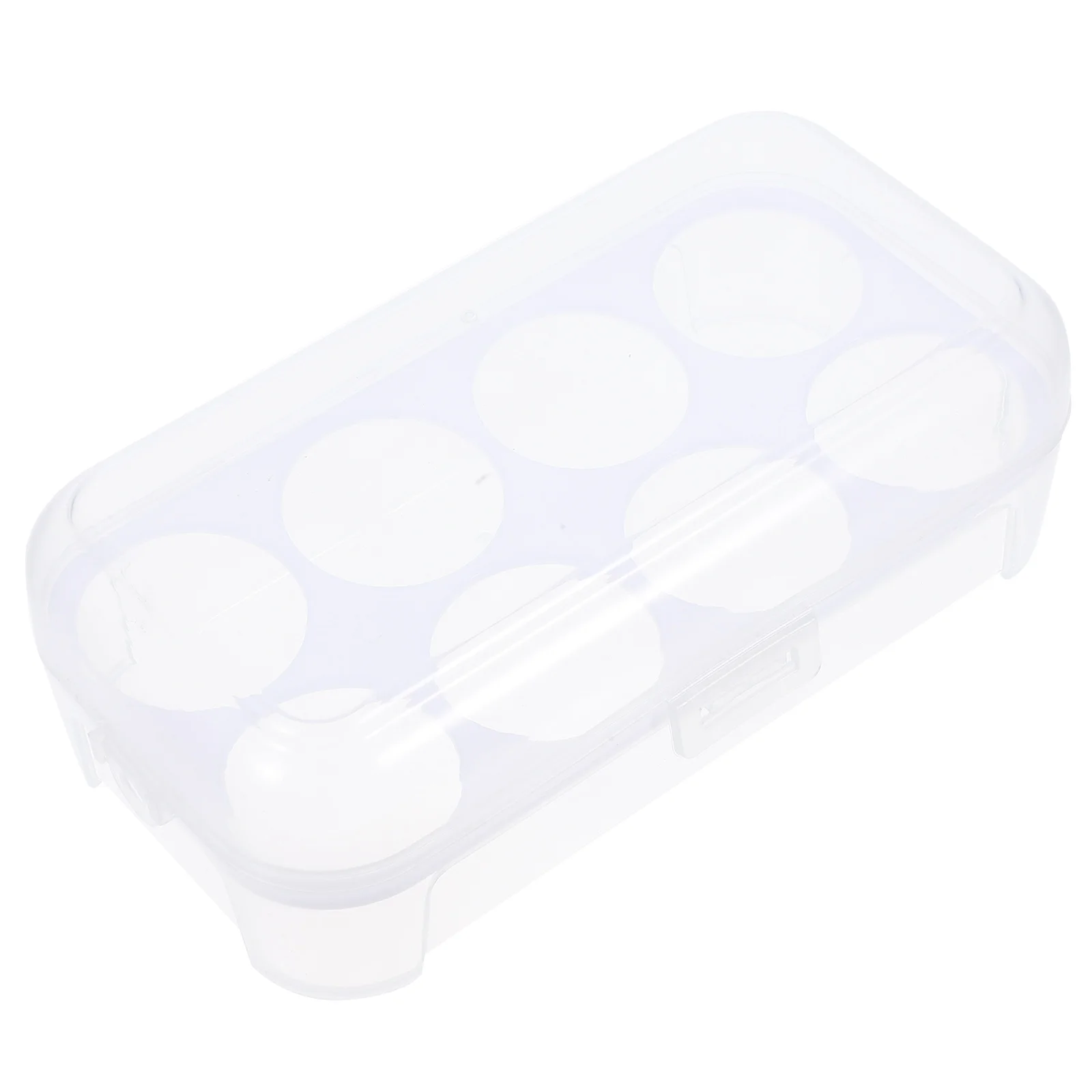 

Egg Storage Box Refrigerator Holder Container Portable Carrier For Camping Picnic White Space-Saving Lock Design Heavy Duty