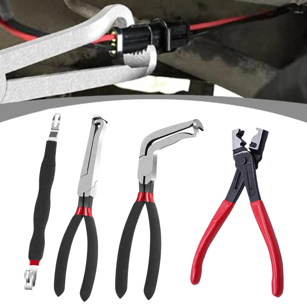 

4pcs Electrical Disconnect Pliers Multi-fonction 60 Degree Electrical Connector Separator Wiring Quick Connection And Removal