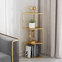 Metal Floor Bookcases Normal Standing Minimalist Interior Portable Book Shelf Personalized Storage Estanteria Home Furniture