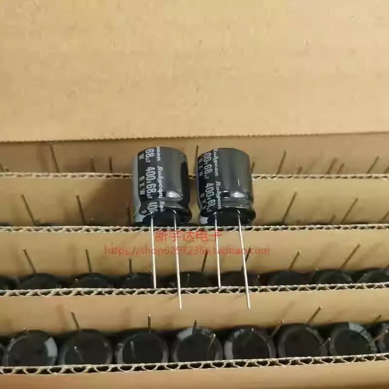 

10-100 шт. 400V68UF 18X20 Японский высокочастотный долговечный оригинальный электролитический конденсатор Ruby BXW 68UF400V