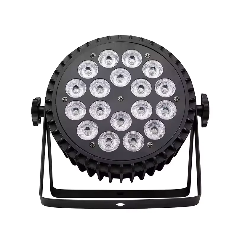 

18x10W Full Color LED FLAT PAR Light RGBW 4IN1 DMX512 LED Wash Effect Light KTV Disco DJ Party Wedding Club Bar Stage Event Show