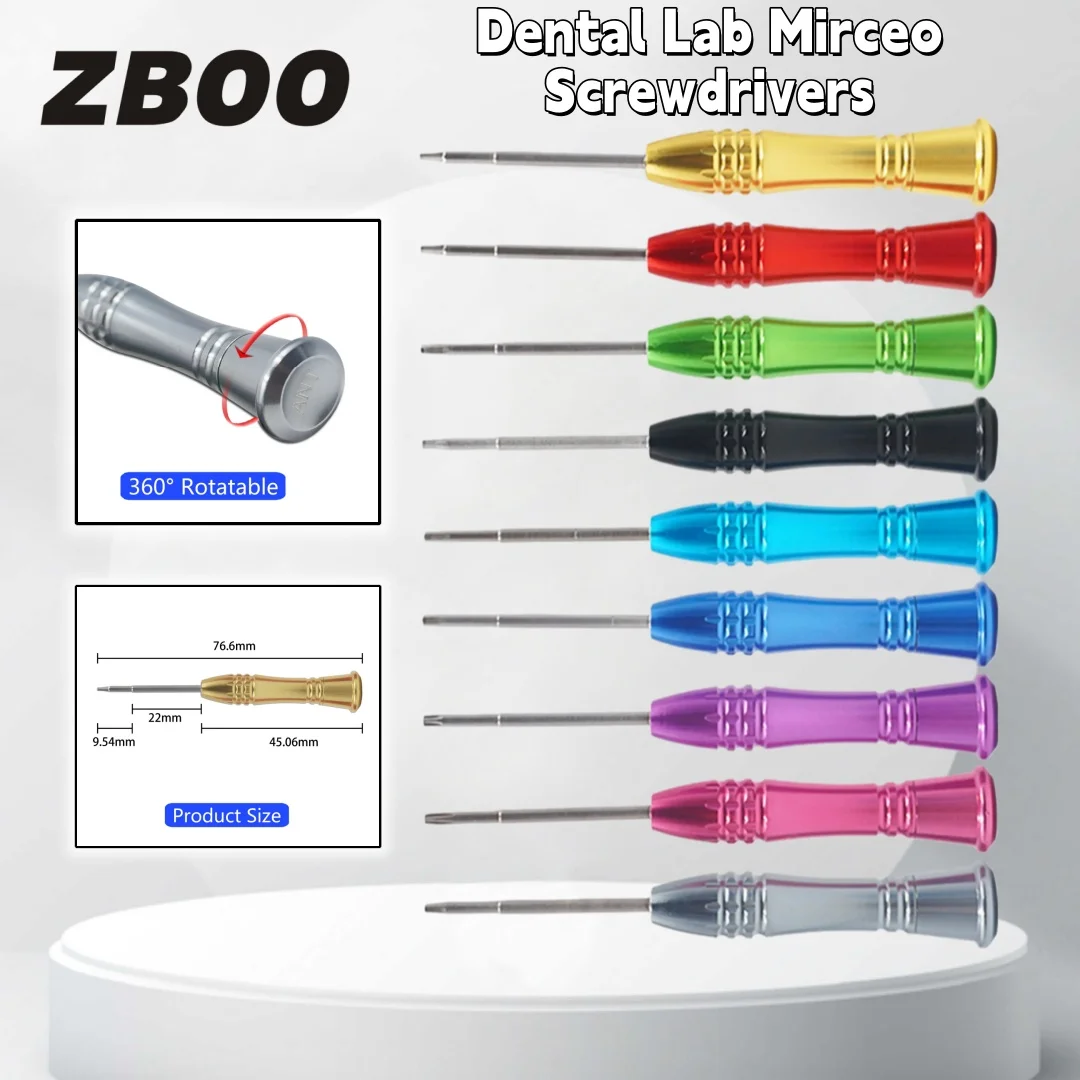 1PCS Dental Implant Screwdriver Dental Laboratory Stainless Steel Implant Screw Driver Dentistry Tool Kit Micro Screwdriver