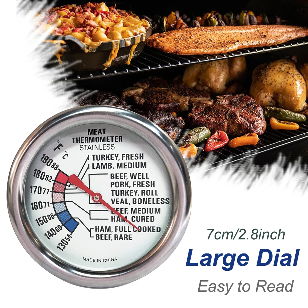 Trending Instant Read Meat Thermometer withFoldable Probe - Digital Cooking Thermometerfor Beef Lamb Kitchen Cozinha