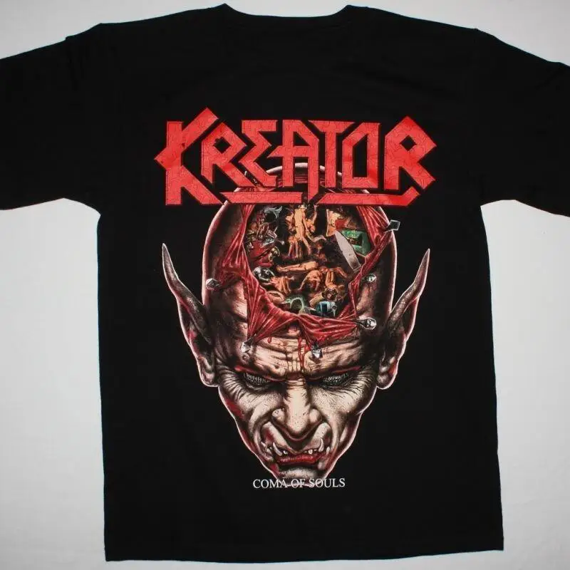 

Футболка Kreator Coma of Souls черная с коротким рукавом, все размеры от S до 5XL 3F364