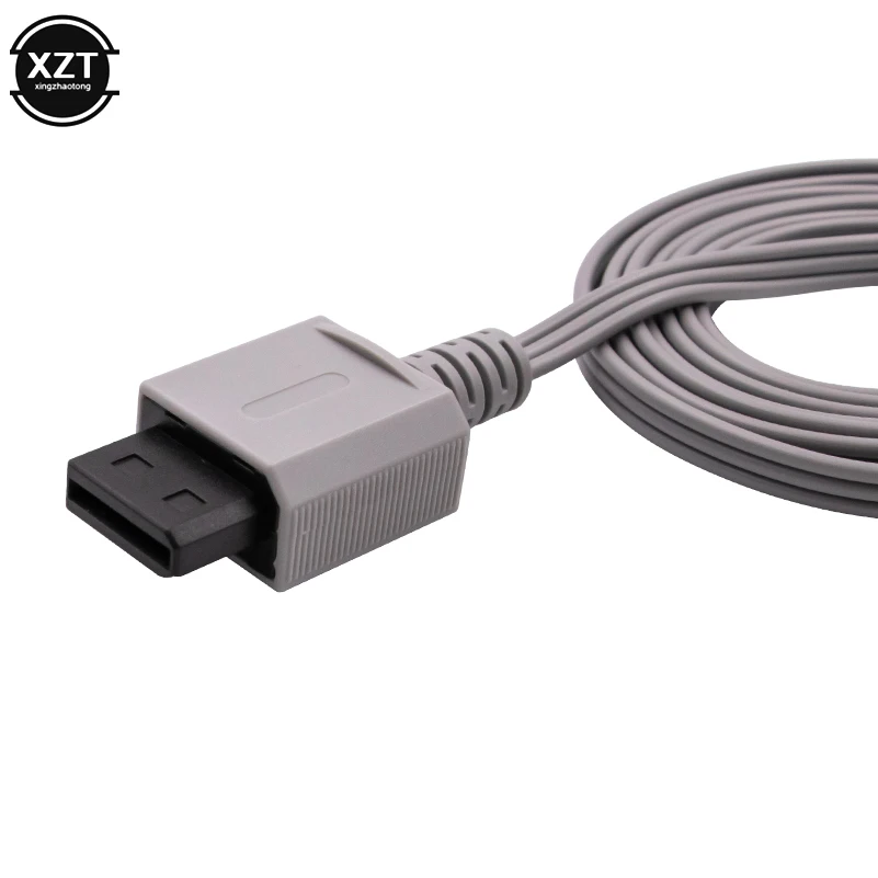 Cable RCA de 1,8 m para Nintendo Wii, Conector de Audio y vídeo, 480p, chapado en oro