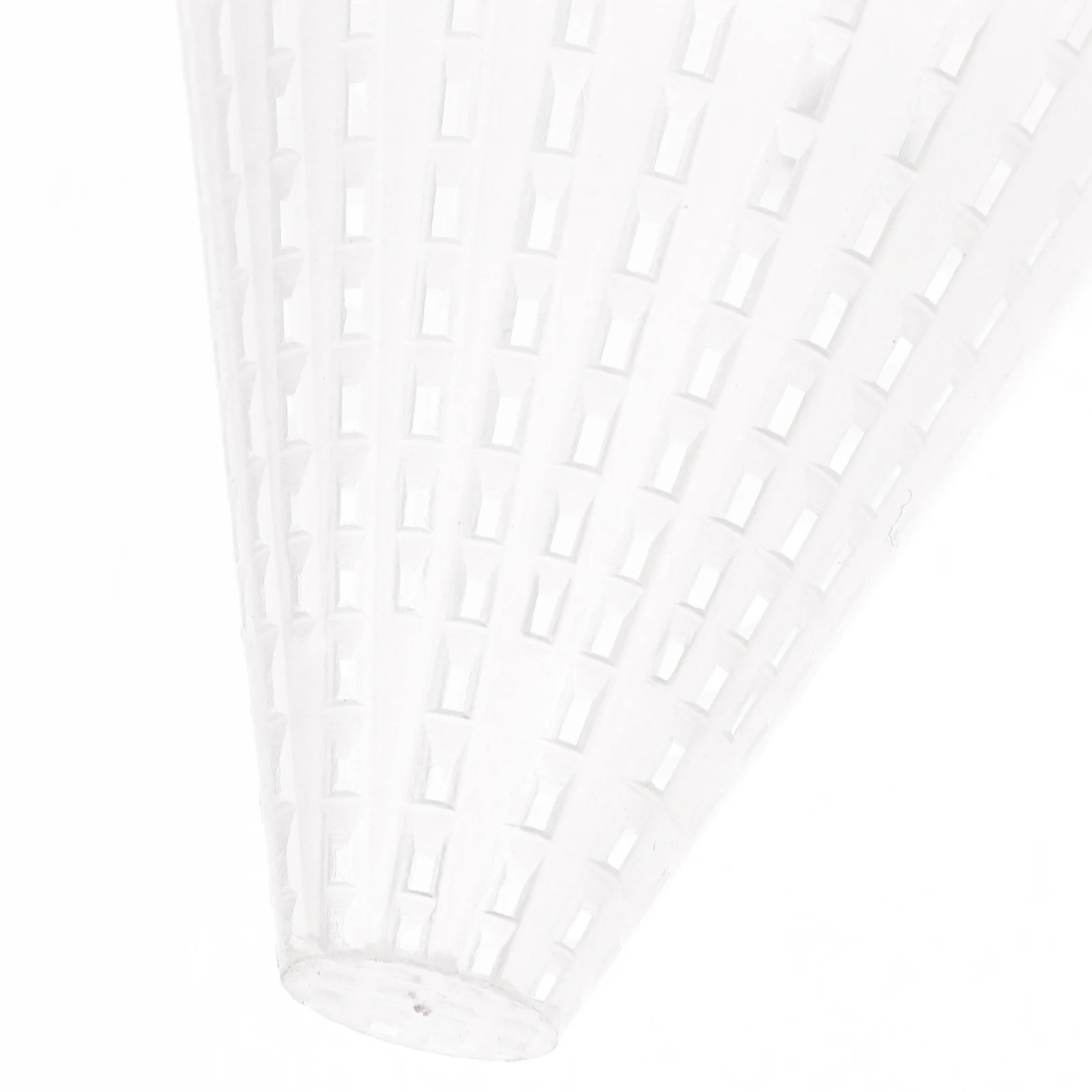

4pcs Pet Feeder Fish Tank Accessory Feeding Cup Hollow Plastic Cone Design Easy Install Sucker Nematode Food