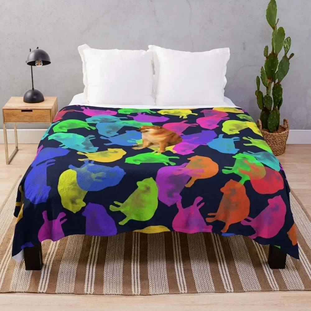 

Cheems ENERGY Throw Blanket Stain Resistant Cozy Warm Blanket