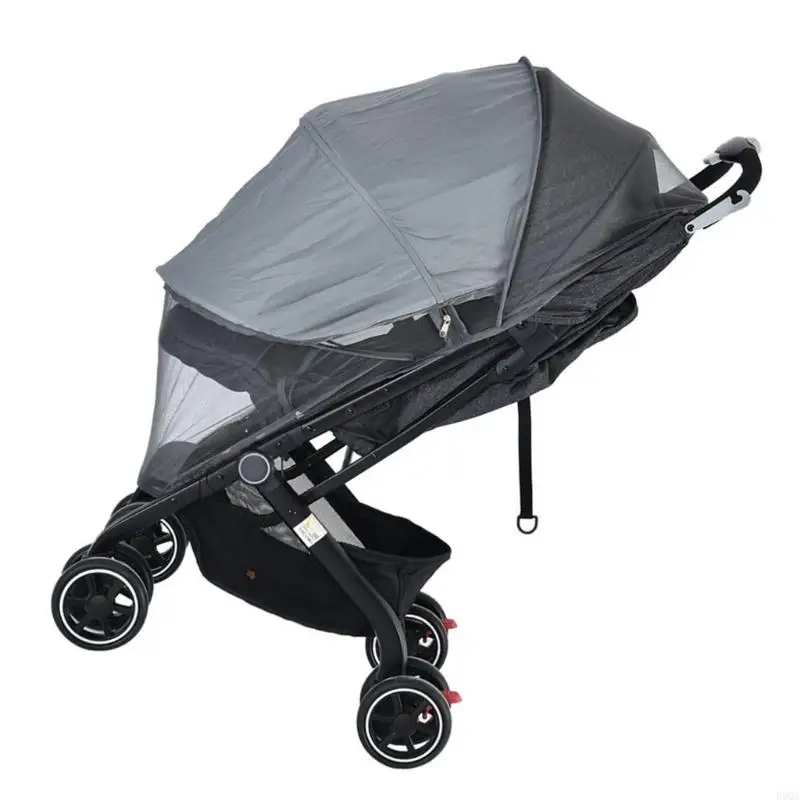 D5QA Baby Kinderwagen Abdeckung Net Tragbare Sonnenschutz Abdeckung für Kleinkinder Kinderwagen Sicher Kleinkinder Schutz Hülse