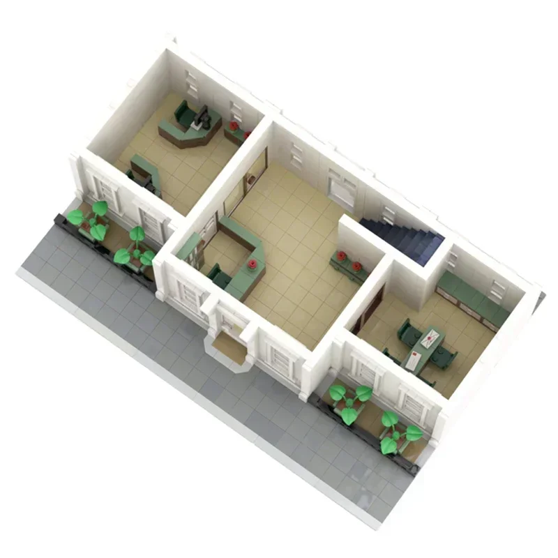 外務省 Moc ビルディングレンガモジュラーモデルテクノロジーブロックシティストリートビューブロック DIY 組立玩具ギフト