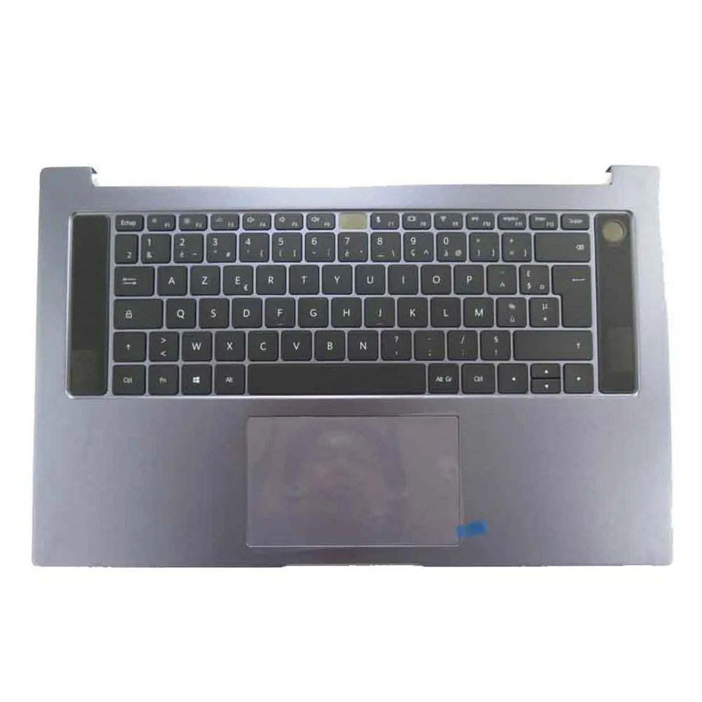 Laptop PalmRest&keyboard For HUAWEI MateBook D16 HVY-WAP9 HVY-WAQ9 HVY-WAQ9D Gray Upper Case France FR/IT/UK/GR/NE/SP keyboard