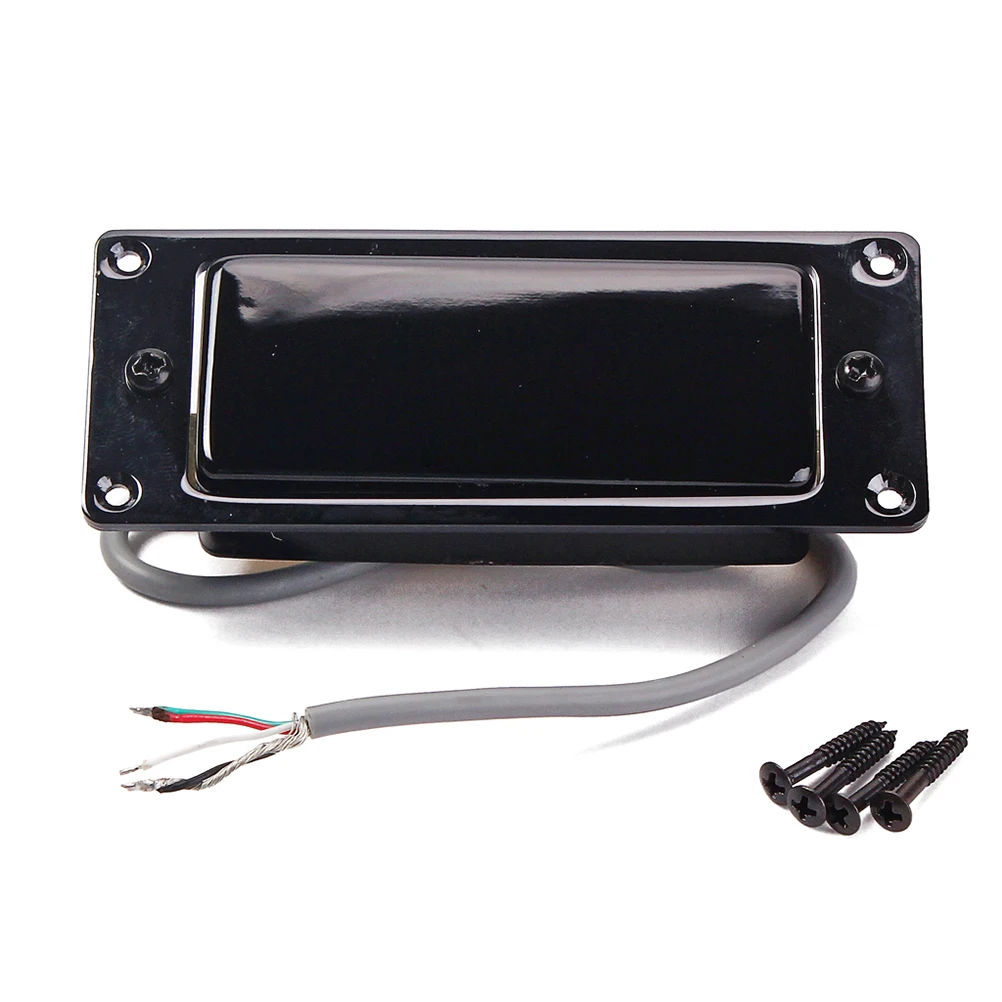 

Mini Guitar Humbucker Pickup Sealed Replacement for Guitar Bass Instrument Black High Output Copper Shell Sealed Pickup