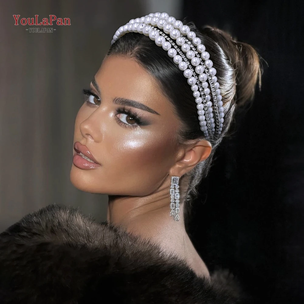 YouLasaupoudrer-Bande de Sauna en Perles pour Femme, Accessoires de Cheveux à la Mode, pour ix, Banquet, Coiffure, Faite à la Main, user ins, 724