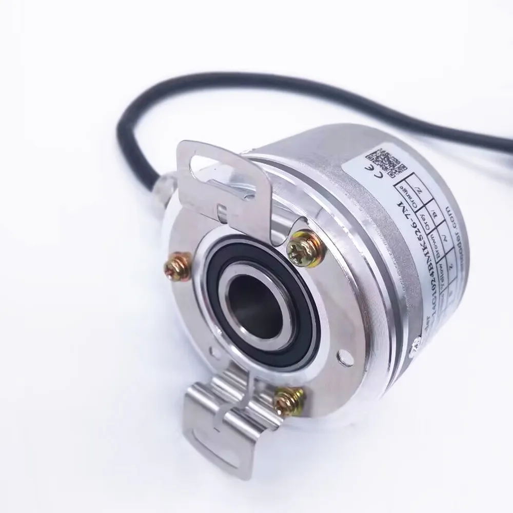 GHH58-14G1024BMK526-7M Customized Model GHH58 Hollow Shaft Rotary Encoder 14 mm Hole  5-26V Voltage HTL 1024 P/R Pulse  7M Cable