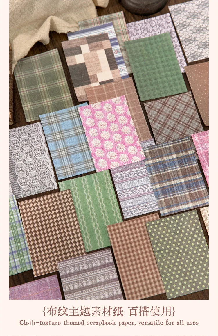 Journamm 100 Stück Vintage Scrapbooking-Papier Kunst Junk Journal Deko DIY Tagebuch Material Papier Scrapbooking-Zubehör – Detail 4