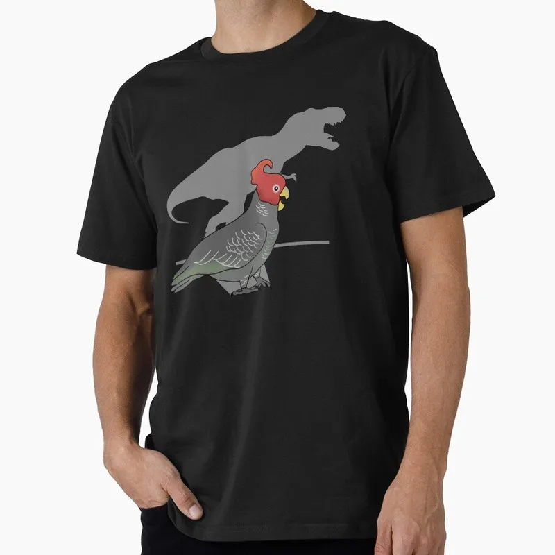 Gang Gang cockatoo Funny Cockatiel Gift T-shirt Birds T-Rex Shadow Graphic Clothes All Size Tops Unisex Tee S-6XL