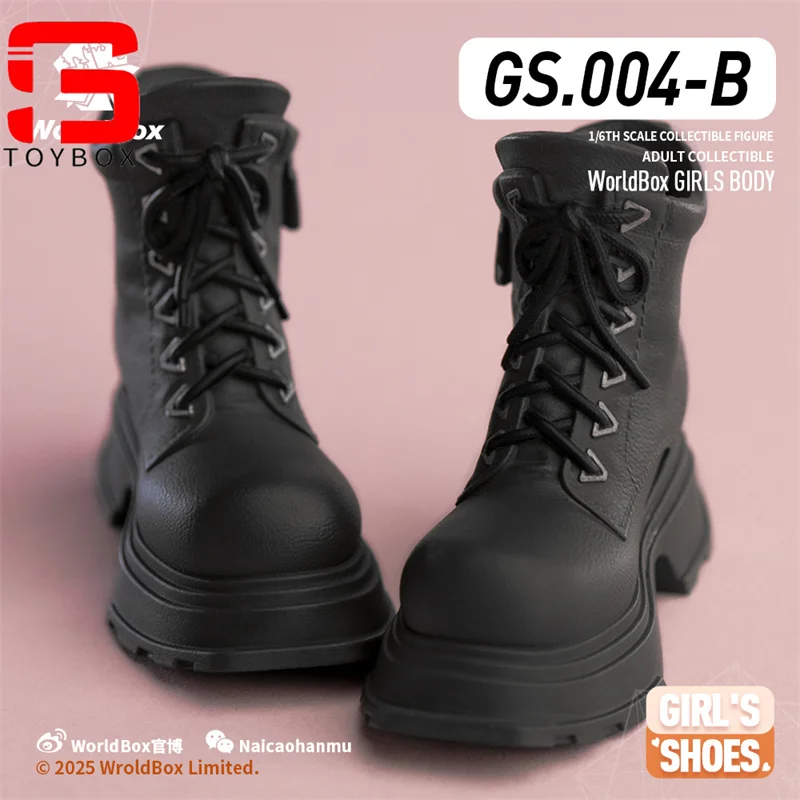 Worldbox GS004 1/6 Female Thick Soled Boots Clothes Model Fit 12'' Soldier Detachable Feet Action Figure Body