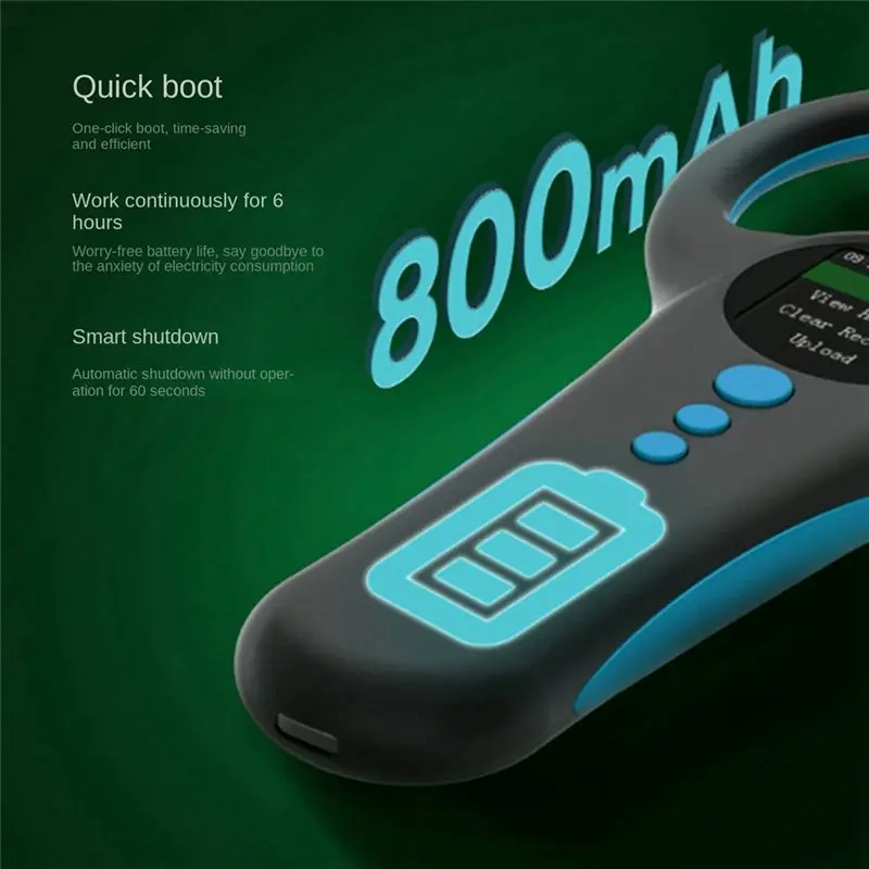 LXYB18B Animal Chip Reader 134.2/125Khz Dual Frequency Stores 800 Data Color Screen For Cats Dogs And Livestock