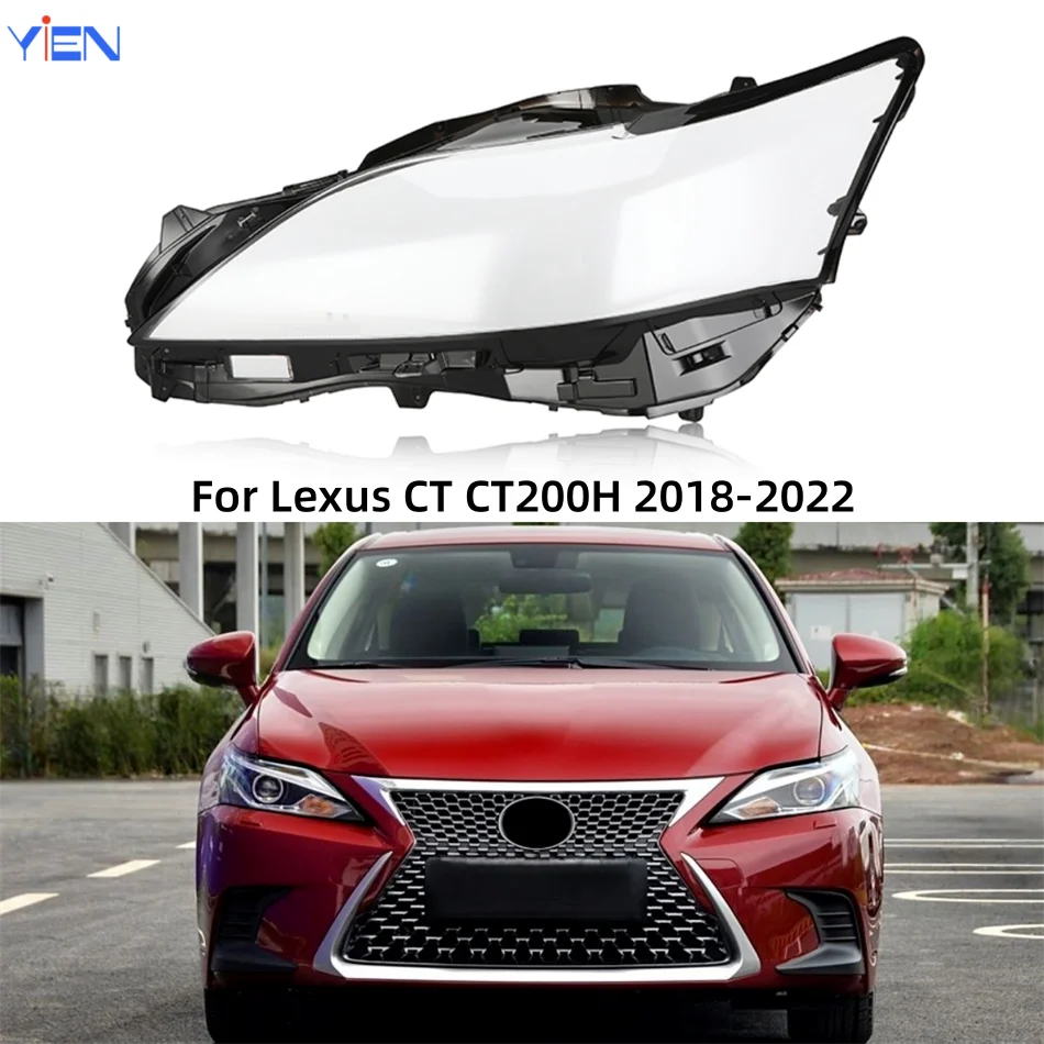 

For Lexus CT CT200H 2018 2019 2020 2021 2022 Car Products Lampshade Headlamp Shell Car Front Headlight Lens Cover Lights Shell