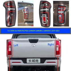 For GWM Ute POER PAO POA CANNON CANNON-L CANNON-X 2019-2022 Pickup Tail Light Great Wall Auto Taillight Assembly