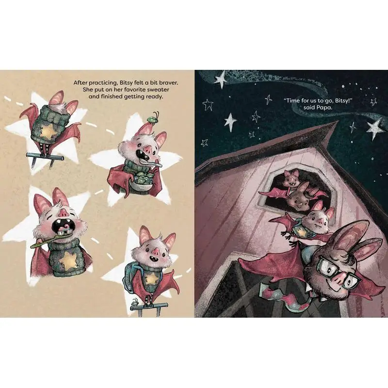 Kaz Windness Bitsy Bat School Star Kaz Windness Paula Wiseman Books 9781665905053 Boek