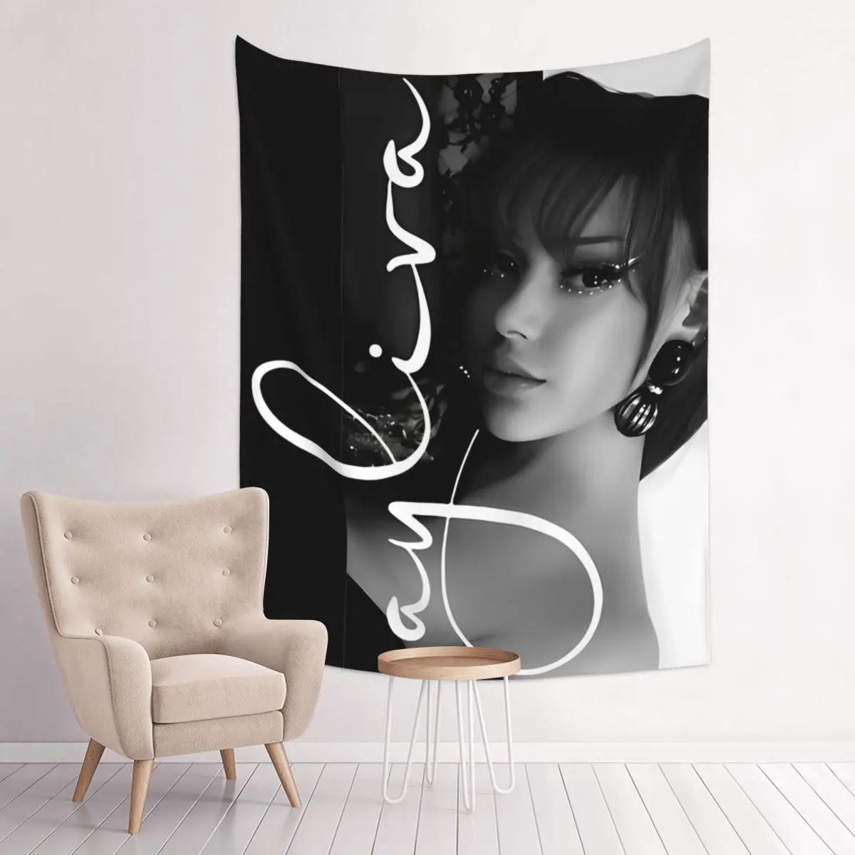 Star Ayliva Rapper Cute Tapestry Hippie Polyester Wall Hanging Home Decor Table Cover Art Tapestries