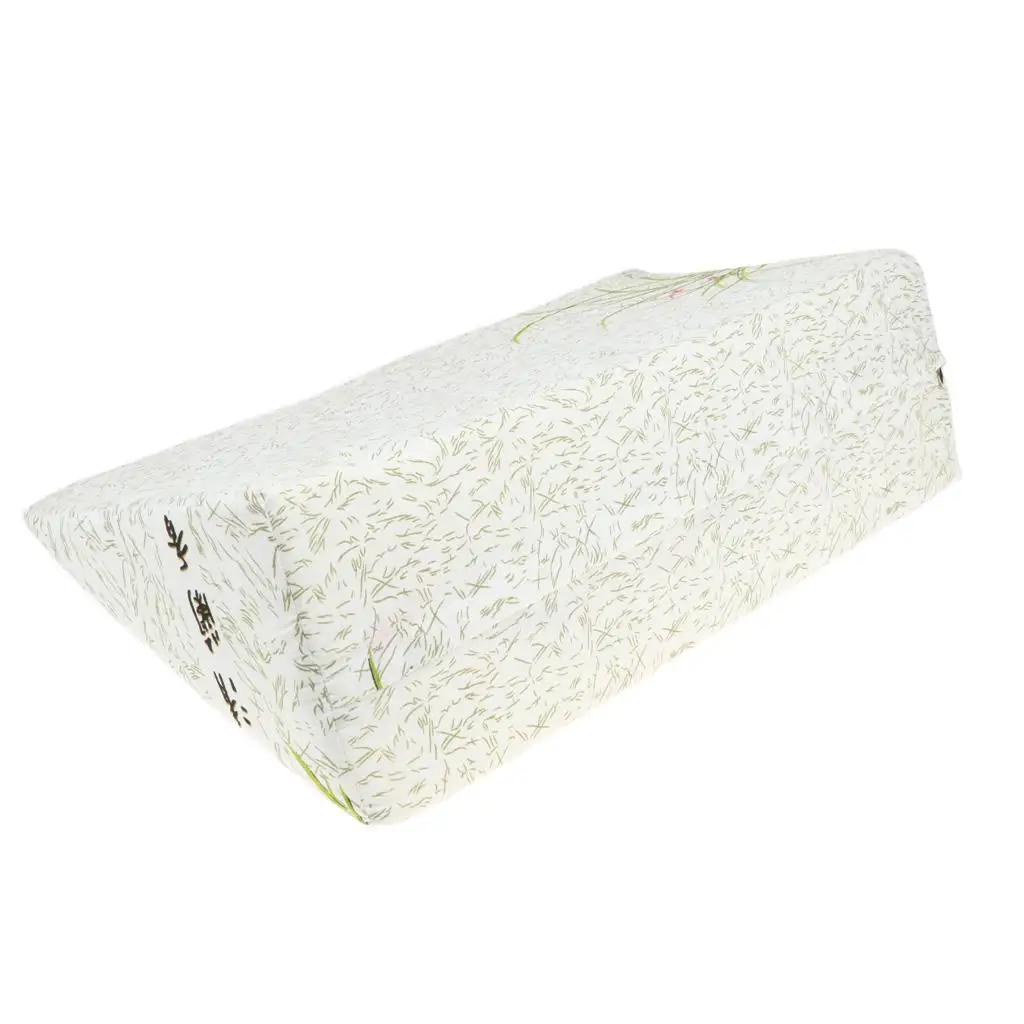 Triangle Pillow Ergonomic Wedge Cushion Breathable Sponge Incline for Acid Reflux Support Reading TV Bed Rest Comfort
