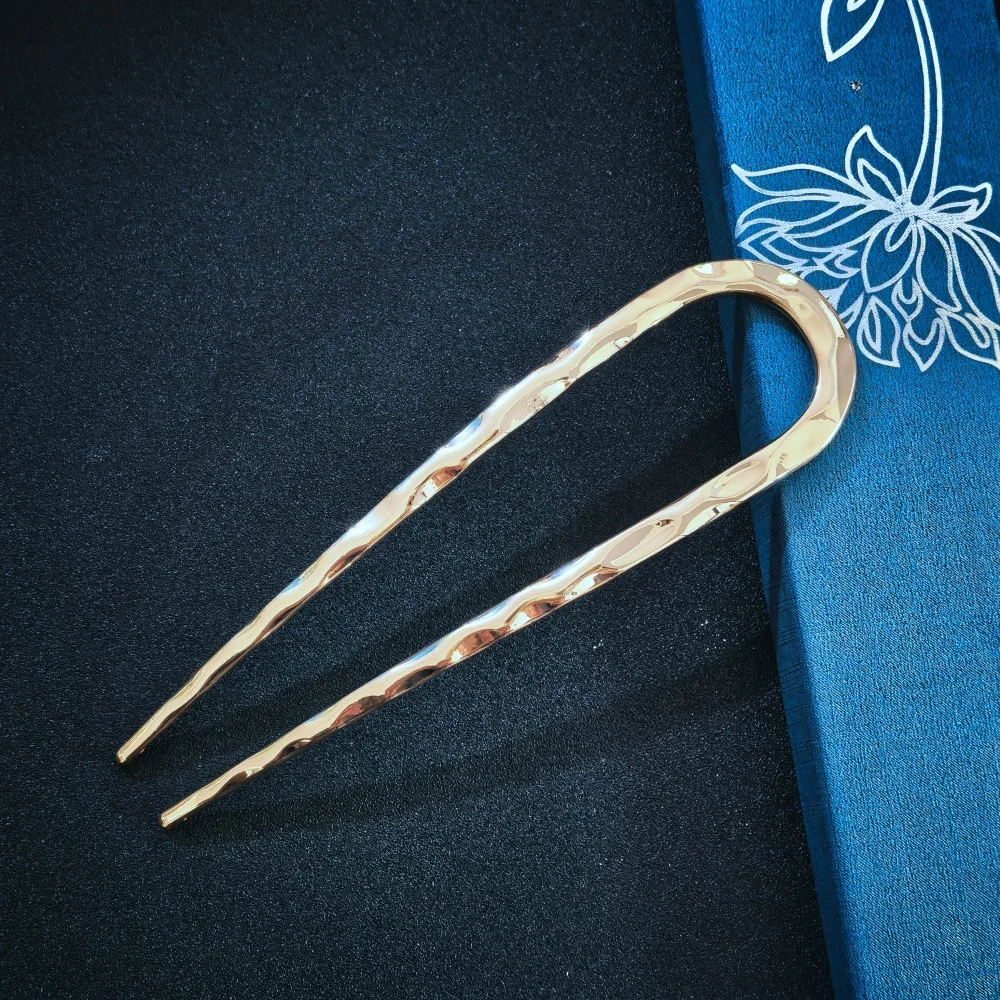 Neue Einfache U-förmige Haarnadel Metall Haar Sticks U Französisch Haar Clips Pins Modische Haar Schmuck Zubehör für Frauen Großhandel