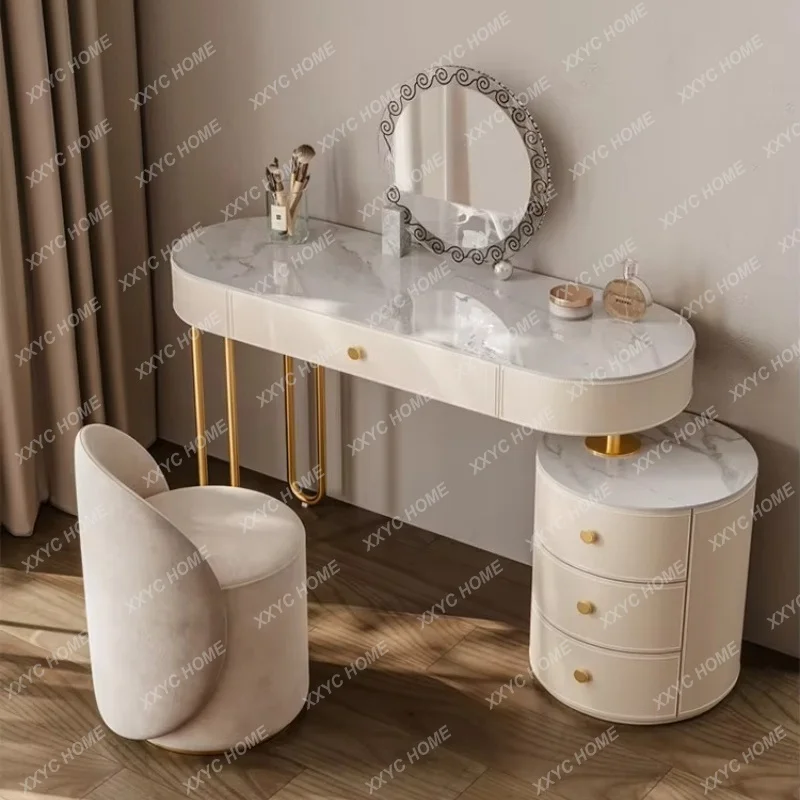 X Stool Vanity Table Minimalist Decor Makeup Desk  Table Modern Desk Luxury Vanitty Tocador Bedroom Furniture