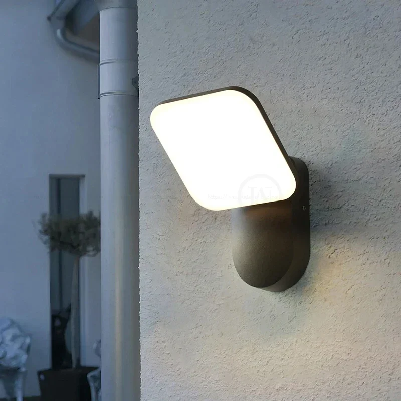 Led Inductie Wandlamp Outdoor Ip65 Waterdichte Verlichting Villa Binnenplaats Tuindecoratie Veranda Lamp Wandlamp Lampara Pared