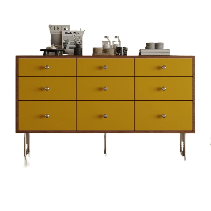

Italian dopamine nine chest bedroom simple modern designer creative high-footed storage cabinet