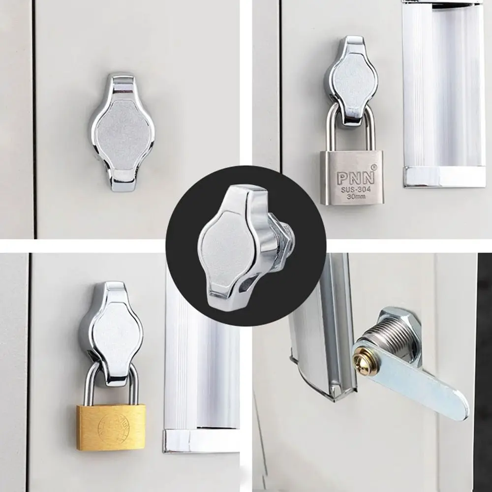 New Zinc Alloy Cam Lock Mechanical Keyless Cabinet Door Padlock Multifunctional DIY Mechanical Door Lock Cupboard