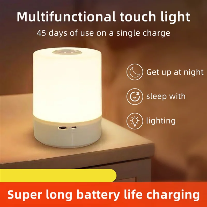 

Ночник MAKE-Touch, USB светодиодная лампа, перезаряжаемая трехцветная лампа для кухни, прихожей, шкафа, спальни, ночник
