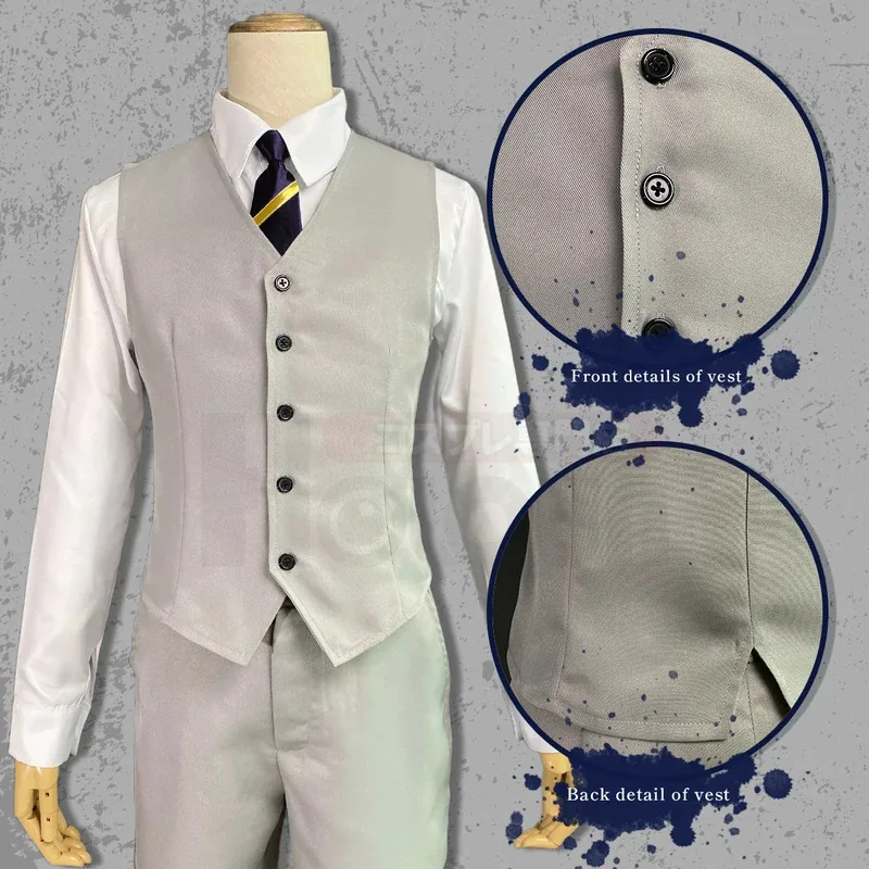 هولون الأزرق قفل أنيمي تأثيري حلي شعر مستعار الحلقة ناجي ريو ميكاجي DK زي مدرسي التطريز دعوى روز صافي الألياف الاصطناعية