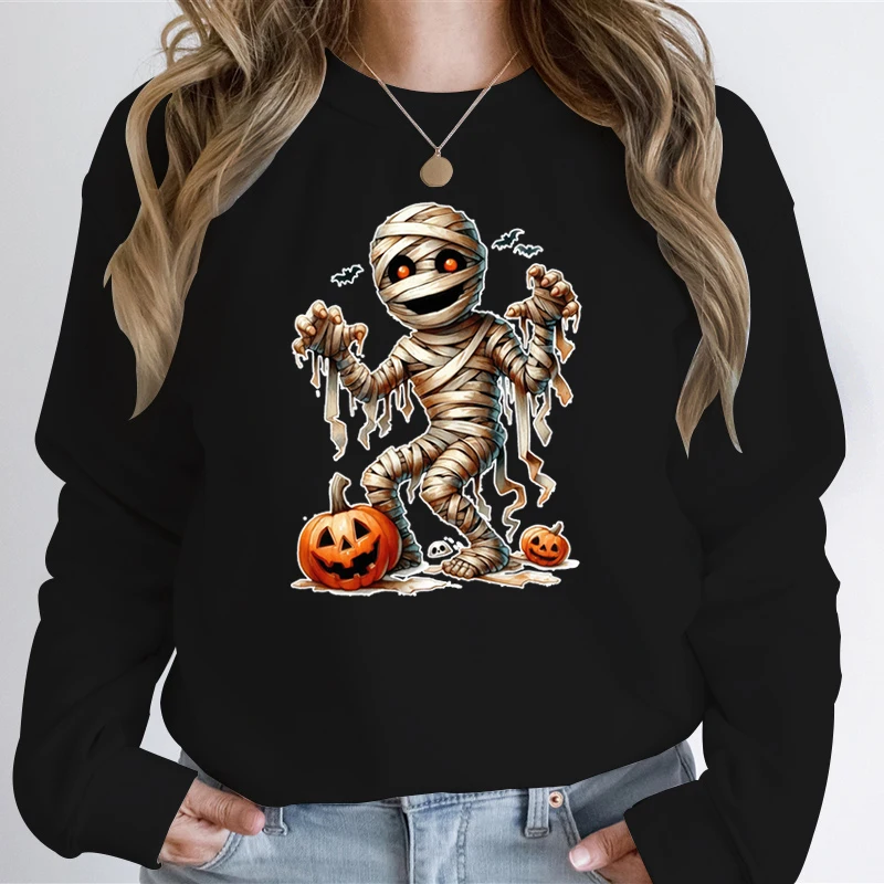 

Spooky Season Streetwear Clothing Y2k Men Women Sweatshirt Happy Halloween Horror Print Oversize Hoodie Harajuku Pullover Hoodie