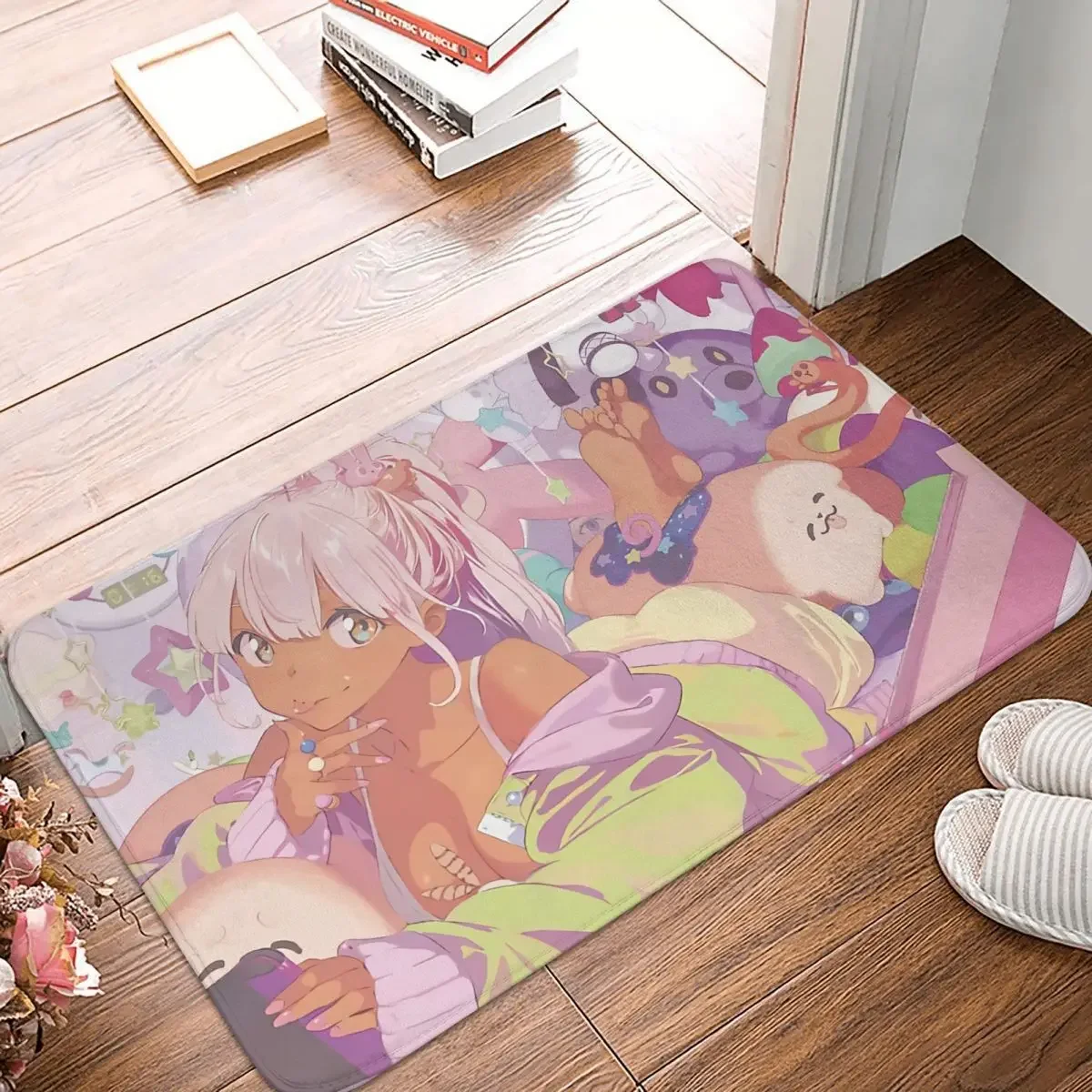 Hololive Production Fictitious Virtual Youtuber Vtuber Bedroom Mat Beauty Rug Home Doormat Living Room Carpet Outdoor