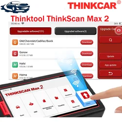 100% Orginal ThinkCar THINKSCAN Thinktool Max Max 2 OBD2 Scanner Full System OBD2 Scanner AF DPF IMMO 28 Reset ECU Coding