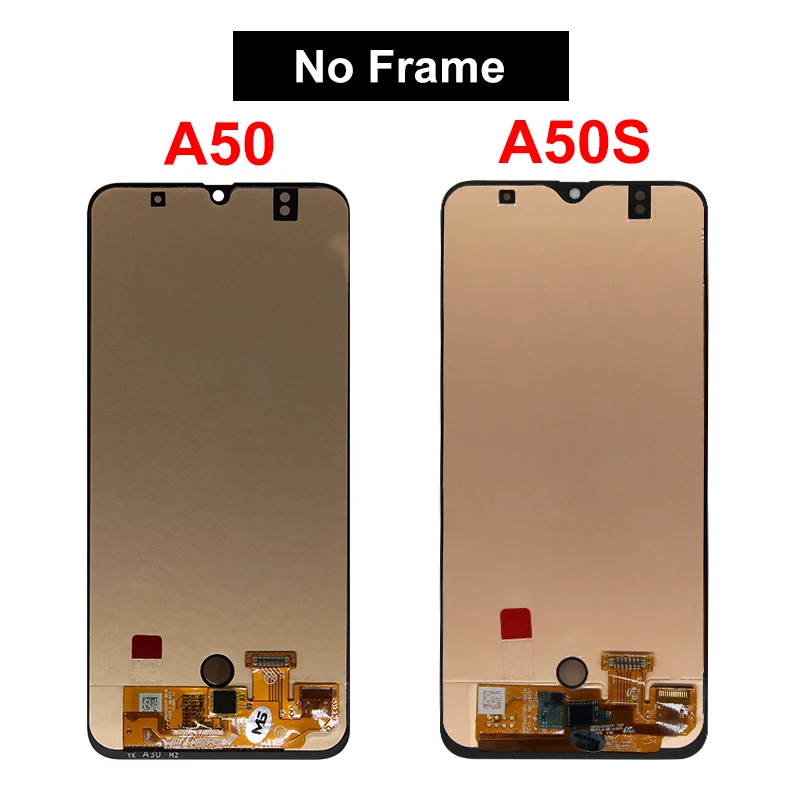 6.4 SUPER AMOLED For Samsung Galaxy A50 A505 LCD Display SM-A505F Touch Screen Digitizer For Samsung A50S LCD A507 Replace Parts