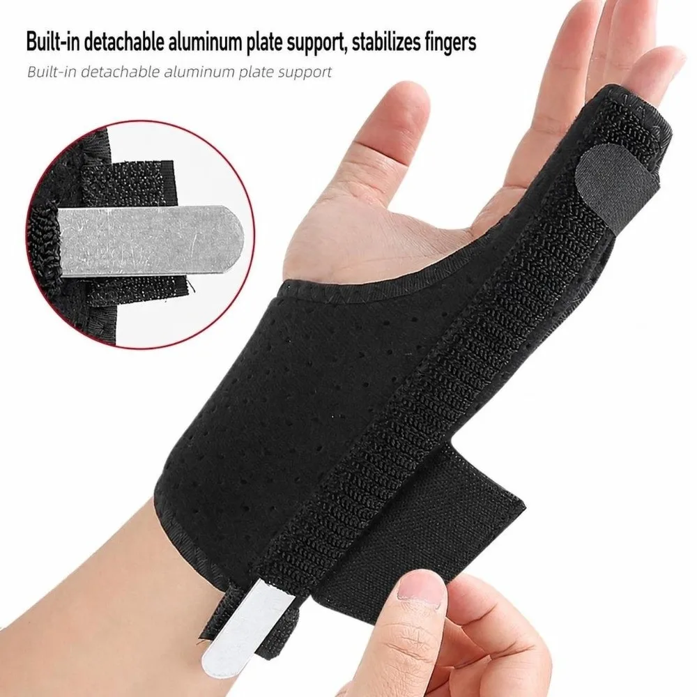 with Aluminum Plate Support Strip Finger Clamp Detachable Widened Fingers Aluminum Plate Supported Adjustable Breathable