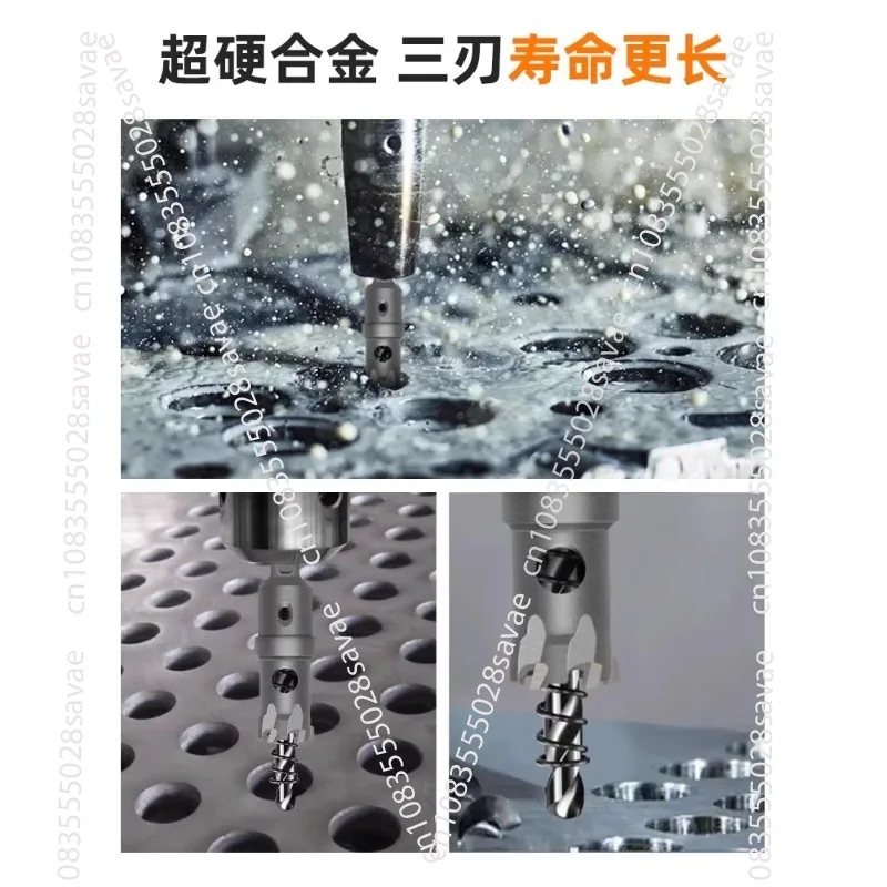 10pc 5A Tip Drill Bit Hole Saw 16,18,20,22,25,30,35,40,50,53mm Drill Bit Set Hole Saw Cutter for Stainless Steel