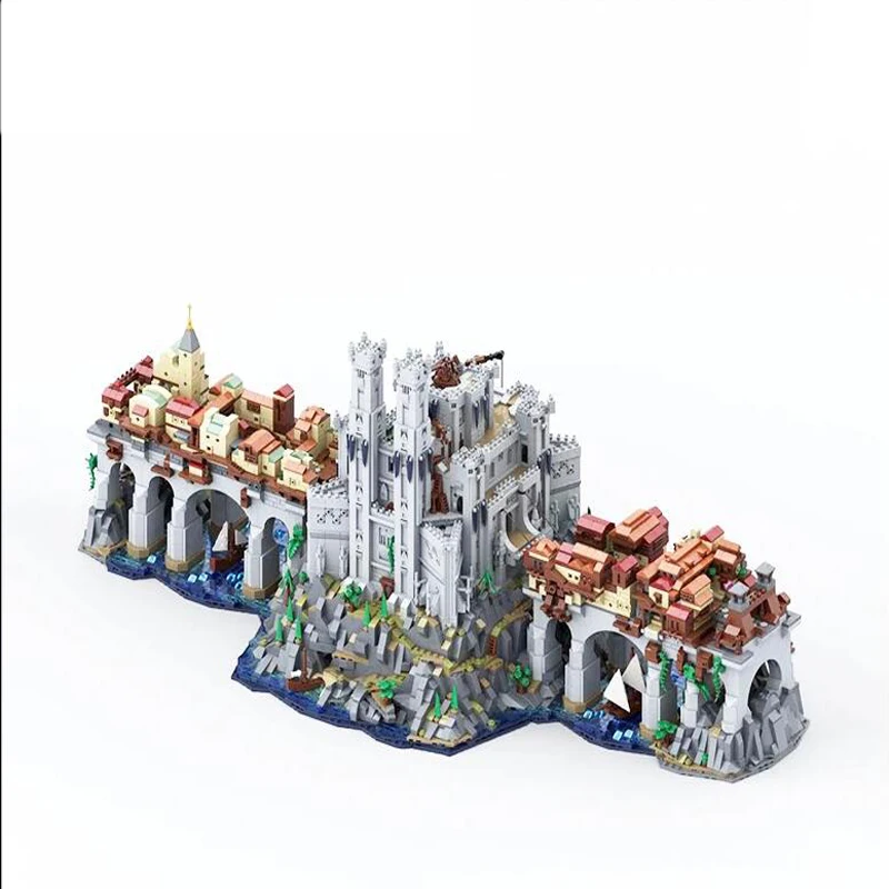 Nuovo MOC-167279 Castle Building autobloccante Building Block Model Building Puzzle compleanno natale Toy Gift Ornaments