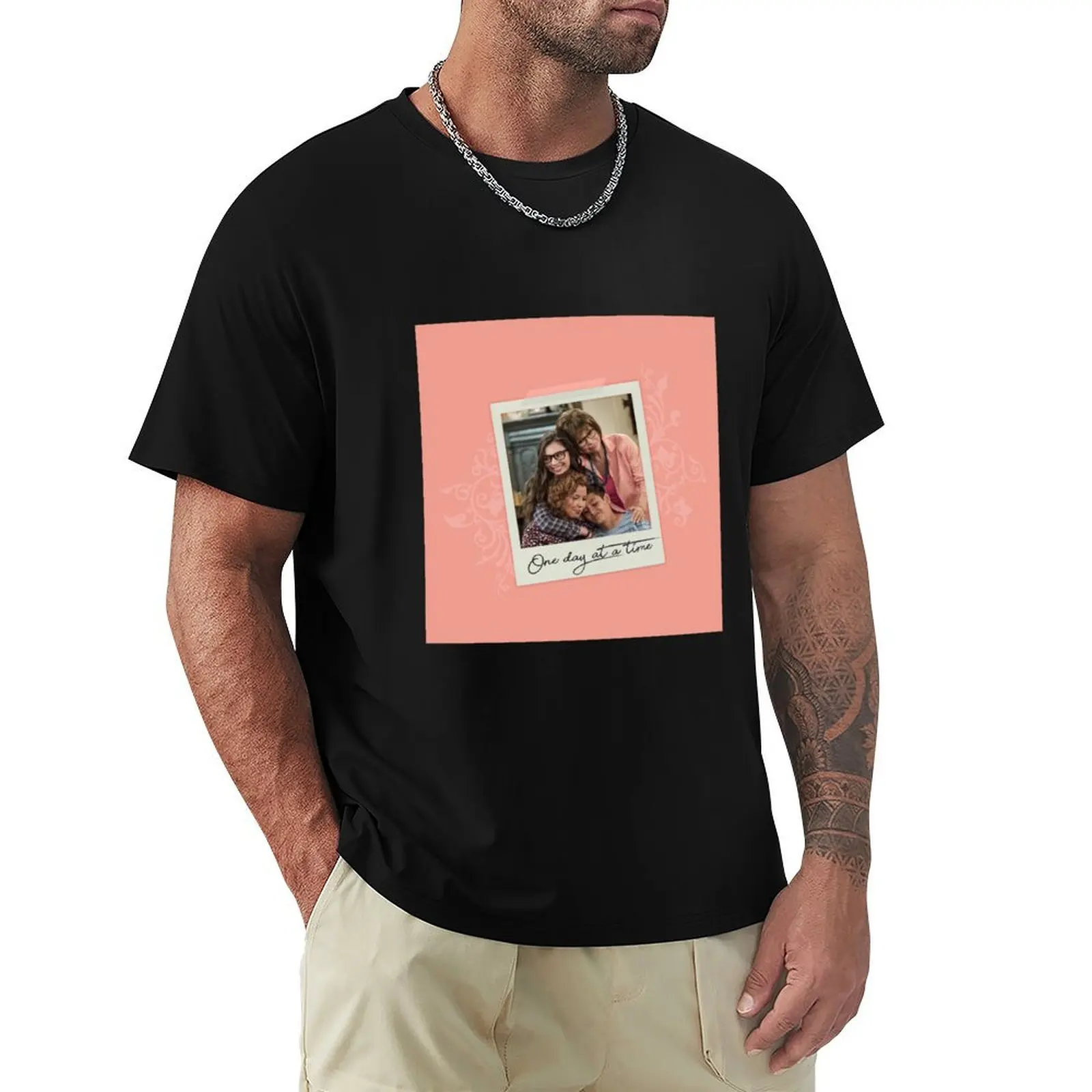 

One day at a time T-Shirt plus size tops anime clothes plus sizes affliction shirts t shirts for men